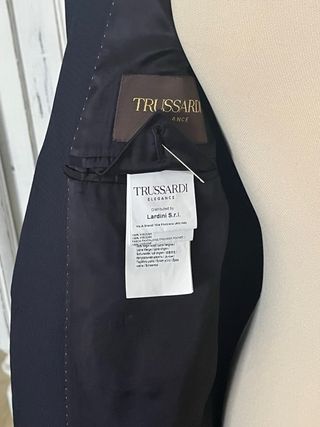 Giacca Trussardi Uomo Blu Taglia 54