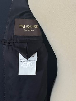Giacca Trussardi Uomo Blu Taglia 54