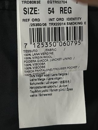 Giacca Trussardi Uomo Blu Taglia 54