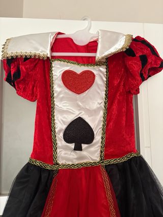 Disfraz Reina de Corazones Partilandia 10-12 años