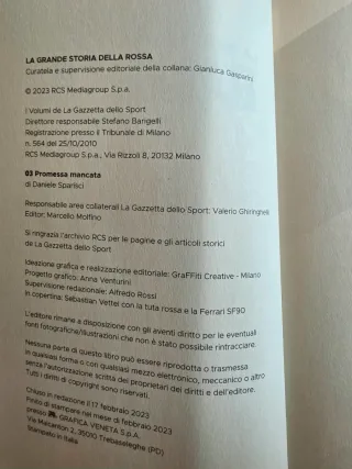 Libro: La grande storia della Rossa 3