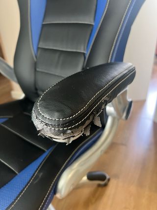 Silla Gamer Escritorio Negra y Azul