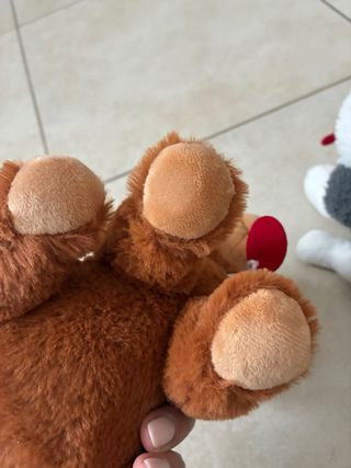 Coppia peluche Trudi Orso e Husky