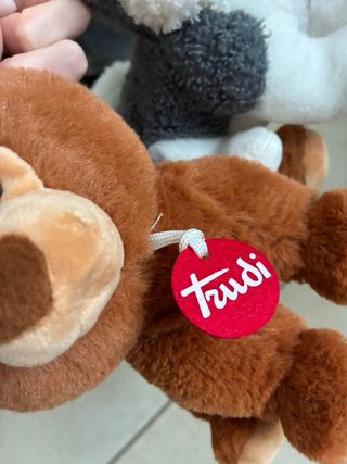 Coppia peluche Trudi Orso e Husky