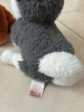 Coppia peluche Trudi Orso e Husky