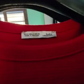 Maglione Zara rosso taglia S