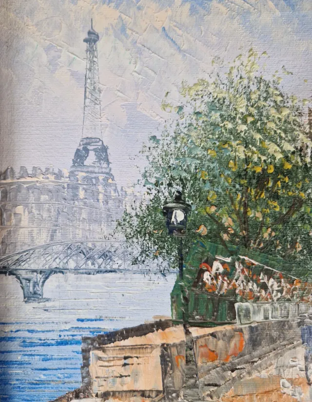 Cuadro al óleo firmado por Caroline Burnett