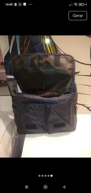 Bolso Alexander Moda Azul/Gris