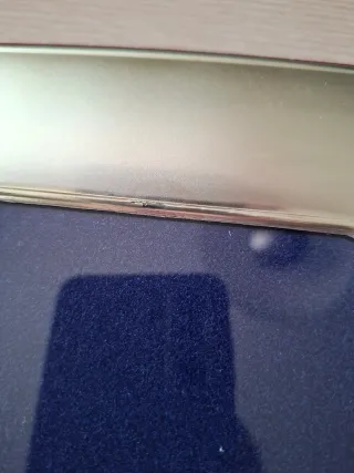 Marco de fotos plata y madera