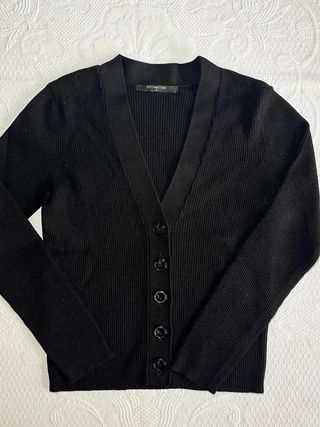 Jersey negro canalé Systemaction tipo wrap