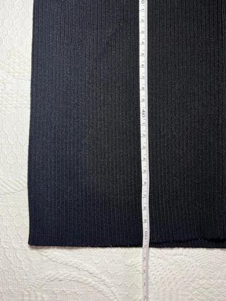 Jersey negro canalé Systemaction tipo wrap