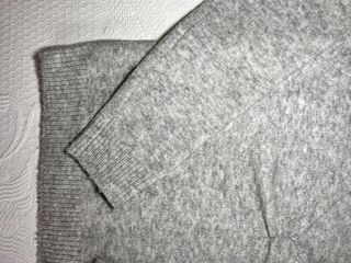 Jersey gris MNG Mango talla M cuello pico knit...