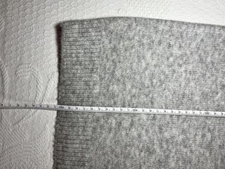 Jersey gris MNG Mango talla M cuello pico knit...