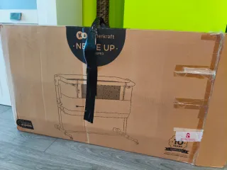 Cuna colecho Kinderkraft Neste Up gris