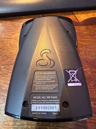 Detector cobra modelo XRS 9445