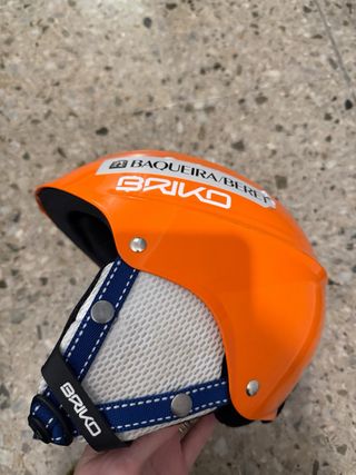 Casco de esquí infantil Briko naranja
