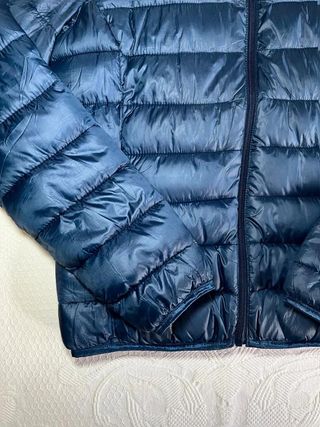 Plumífero ligero Terranova azul marino con...