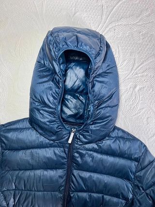 Plumífero ligero Terranova azul marino con...