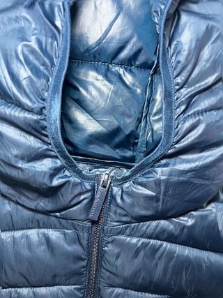 Plumífero ligero Terranova azul marino con...