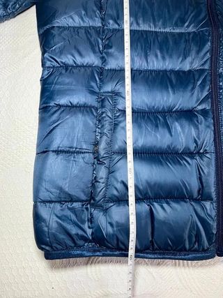 Plumífero ligero Terranova azul marino con...