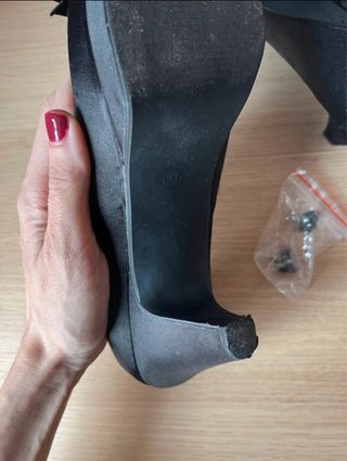 Zapatos de vestir negros 7cm