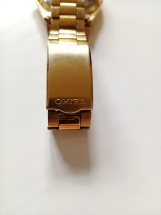 Reloj Seiko 5 Acero Bañado en Oro