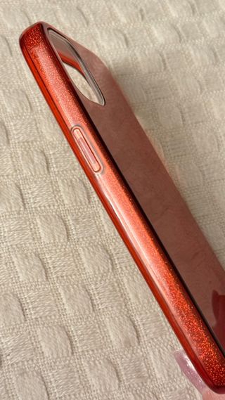 Cover Glitter Rosso per iPhone 13 nuova