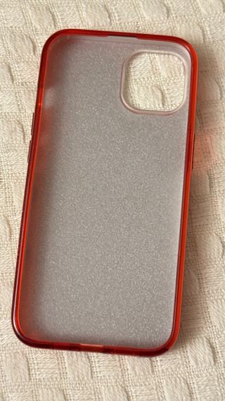 Cover Glitter Rosso per iPhone 13 nuova