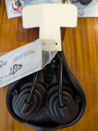 Sillín Bicicleta Crivit Trekking Negro 28x18