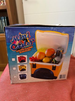 Nevera Rígida Playa con Radio Azul a estrenar