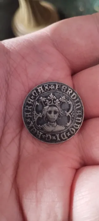 Réplica Moneda Real Valencia Fernando Cat.