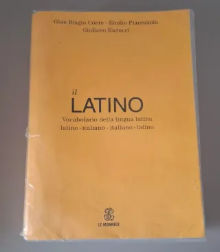 Il latino. Vocabolario della lingua latina. Lat...