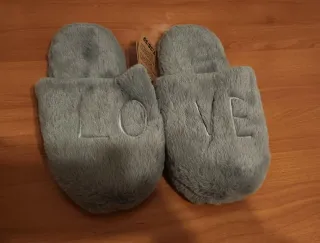 Pantuflas zapatillas de pelo talla 38-39