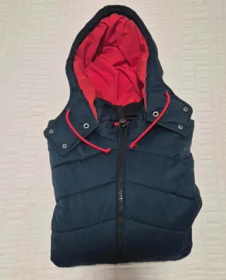 Abrigo Anorak Guess Azul con Capucha