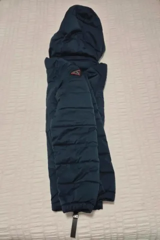 Abrigo Anorak Guess Azul con Capucha