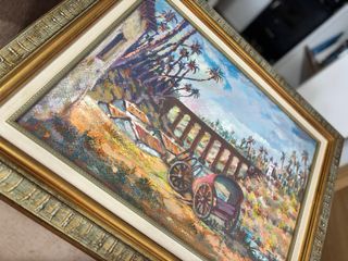 Quadro ad Acquerello Paesaggio Elche