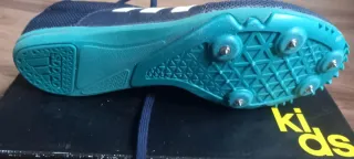 Zapatillas Atletismo Adidas Tacos Azul/Verde