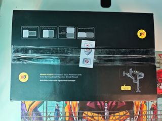 Supporto da scrivania per 2 monitor