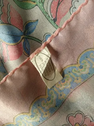 Set di 2 foulard in seta vintage italiani