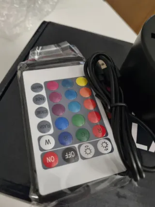 Lâmpada LED 3D com Controle Remoto