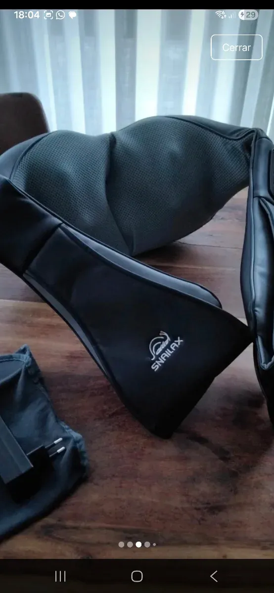 Masajeador cuello y espalda con calor