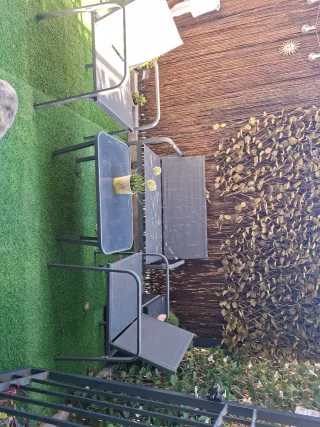 Conjunto mesa y sillas terraza