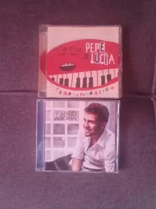 CDs Pepe de Lucía y Pablo Alborán