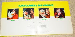Discos infantiles vinilo Mary Carmen y sus muñecos