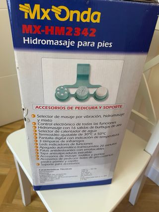 Spa para pies con hidromasaje