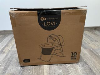 Cuna Kinderkraft gris