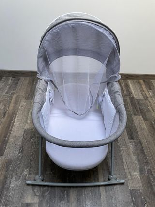 Cuna Kinderkraft gris