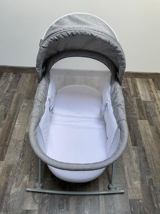 Cuna Kinderkraft gris
