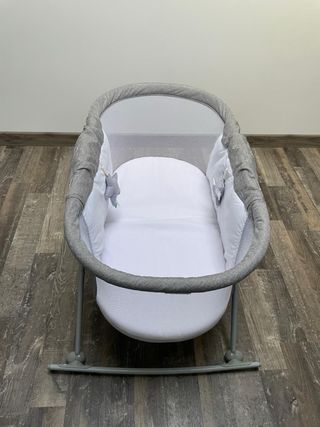 Cuna Kinderkraft gris