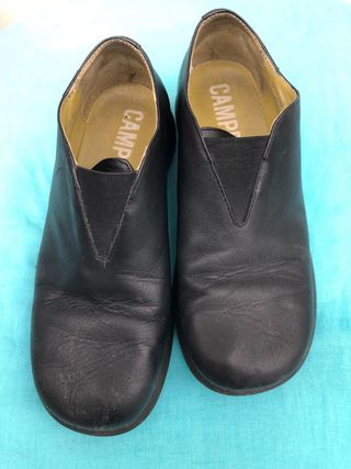 Camper Zapatos Piel Negros Talla 36